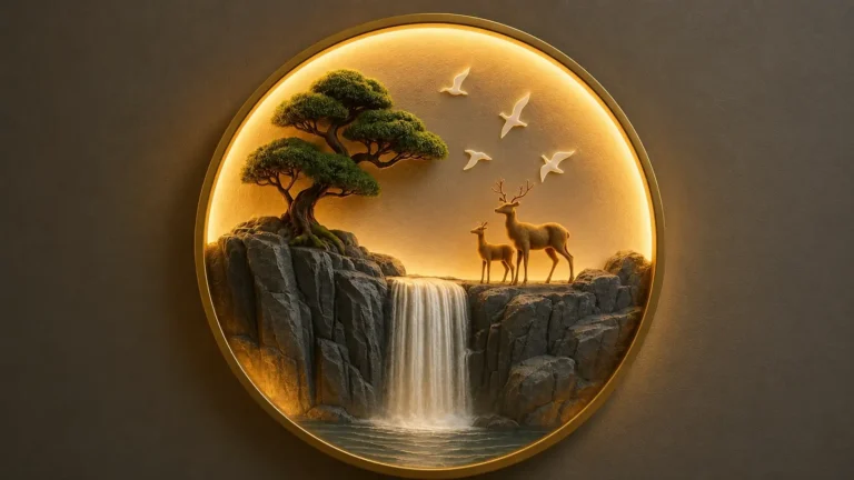 ​3D Illuminated Nature Wall Art