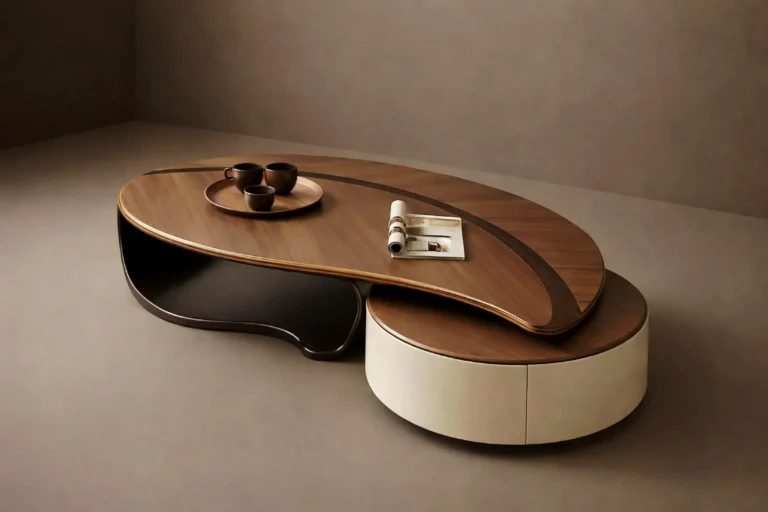 sculptural coffee table